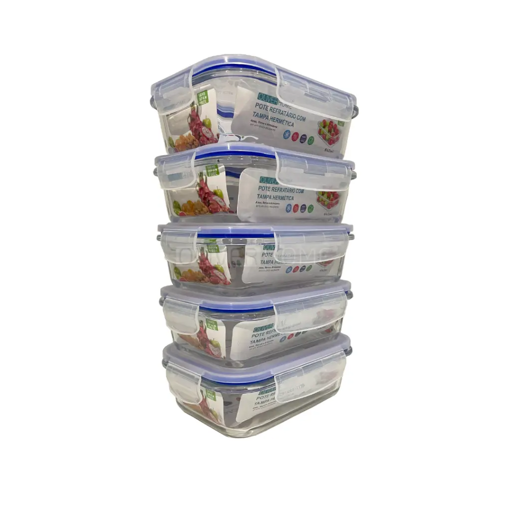 Pote refratário com tampa hermética